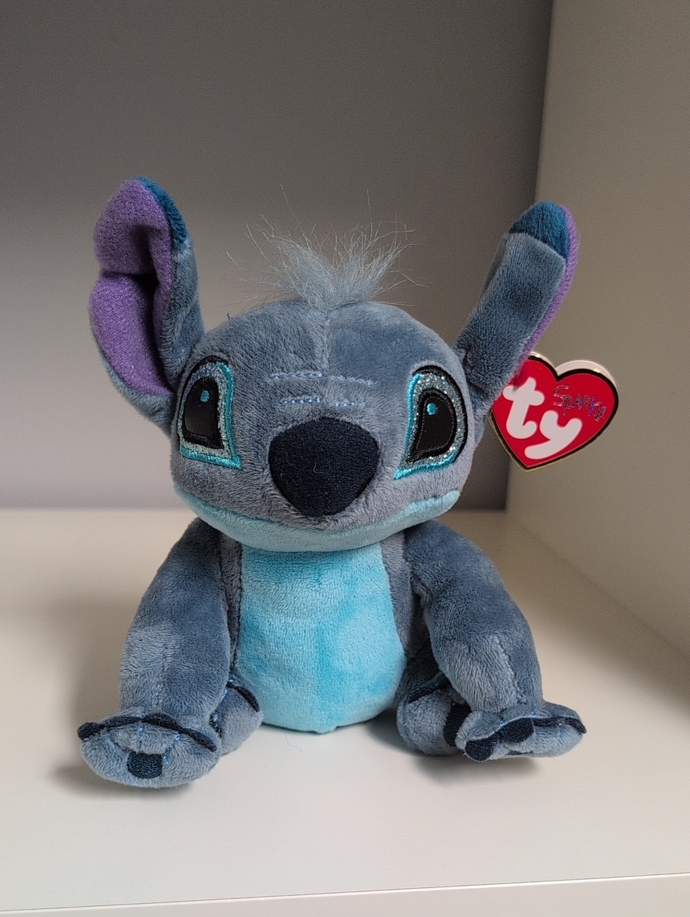 💜2/$20💜 Disney Ty Sparkle Stitch BNWMT Collectible 6" Plush
